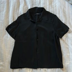 Quince silk button down